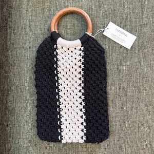 Curateur Purse The Gabby Macrame Bag by Laude The Label New With Tags